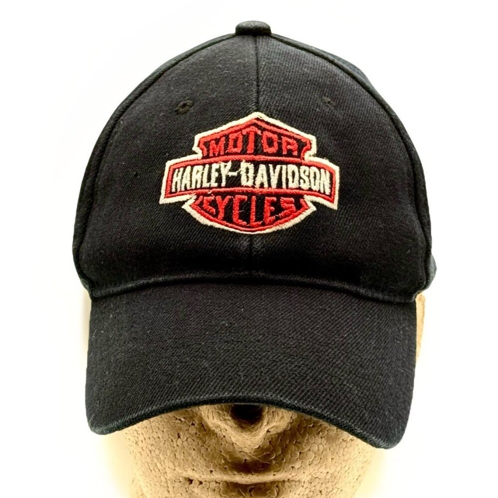Harley-Davidson Men's Stretch Fit Curved Baseball Style Cap Sz M/L